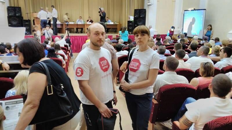 Активісти відвідали виїзне засідання антикорупційного комітету парламенту в Коцюбинському