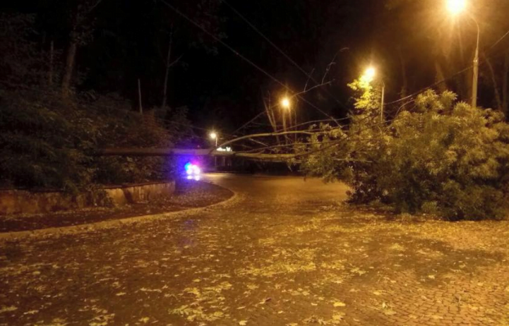 Руйнівний шторм уже в Україні: з'явилися кадри наслідків стихії на Львівщині
