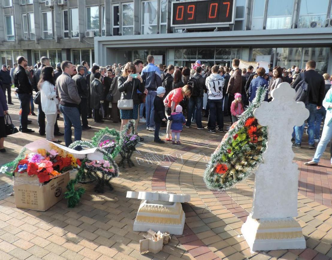 У Вінниці громада вийшла на масовий протест проти дій міської ради