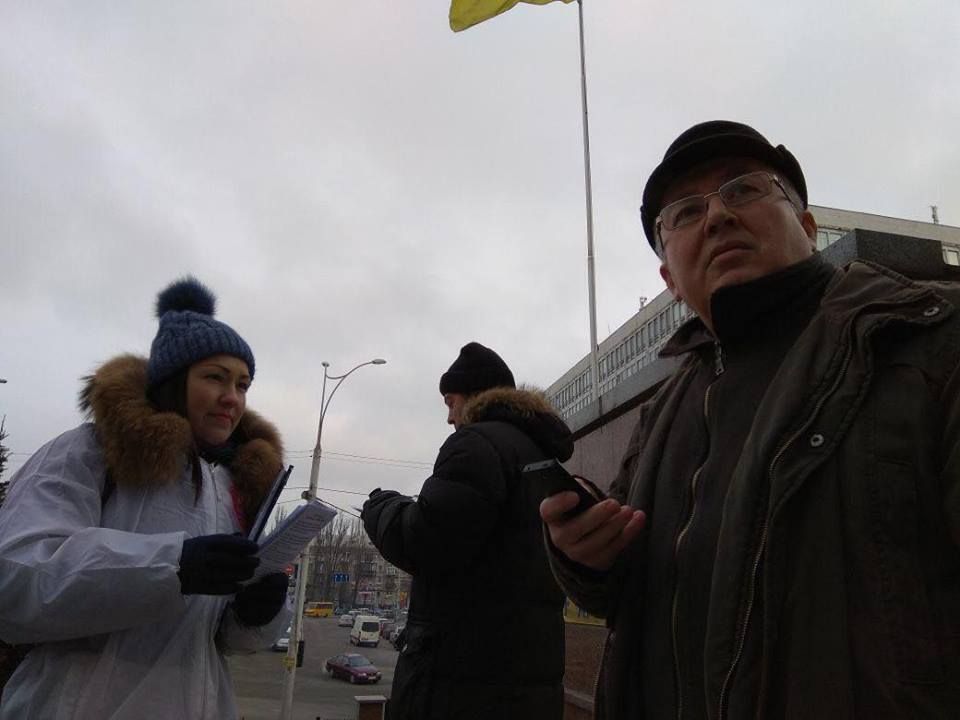 ''СтопКор'' провів виїзну громадську приймальню під стінами Апеляційного суду Києва