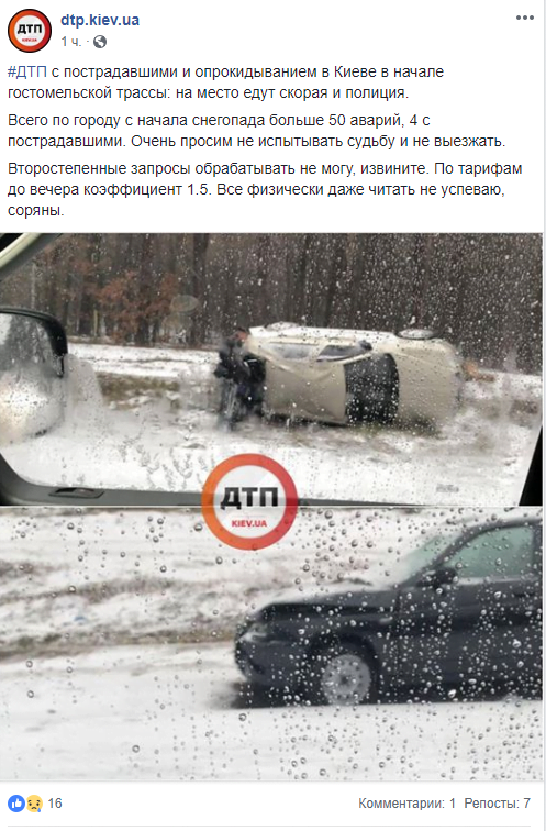 Стихія завдає удару по Києву: в столиці утворилися 10-бальні затори – кадри