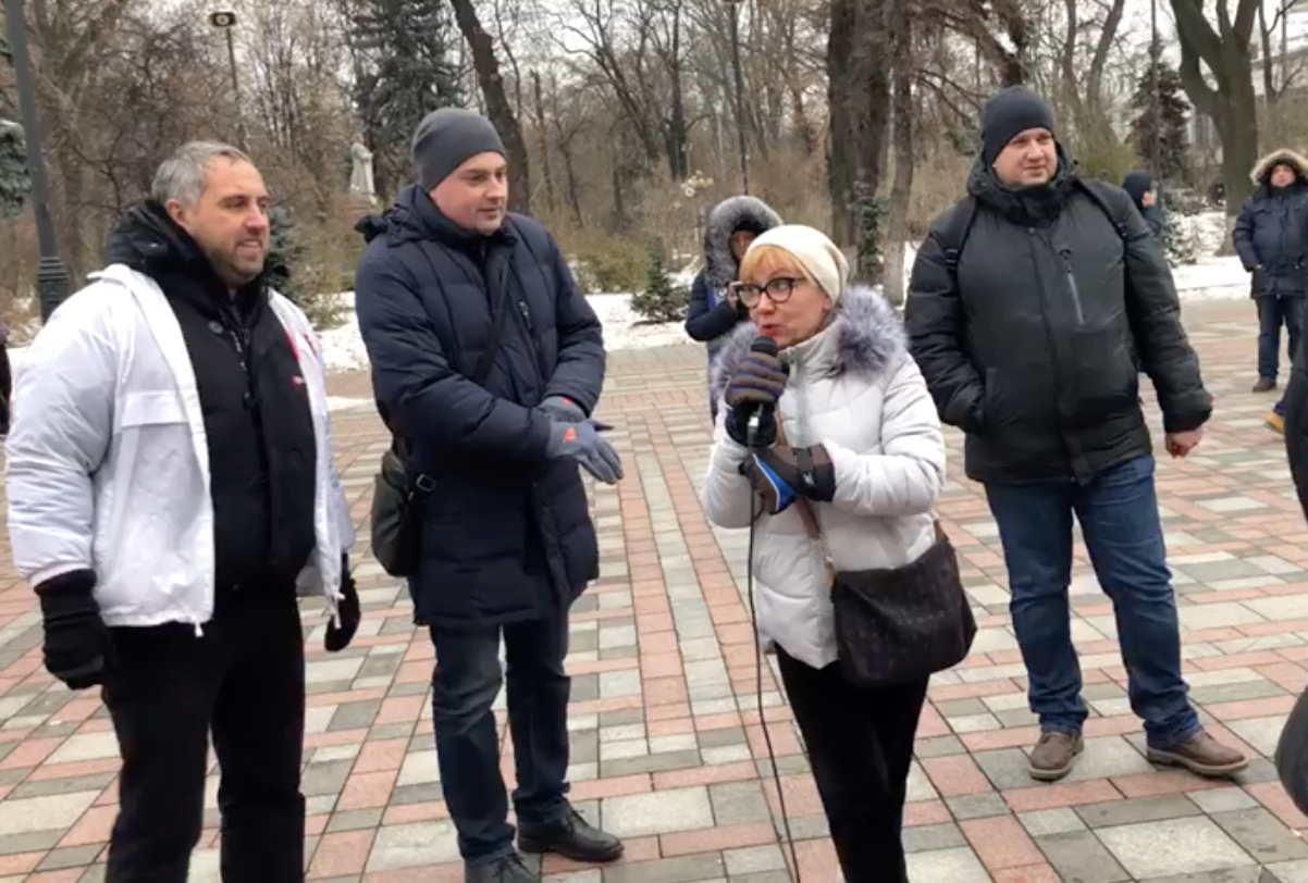 Подробиці про акцію під ВРУ проти прийняття законопроекту 2413-а про передачу регулювання фінансового ринку до НБУ