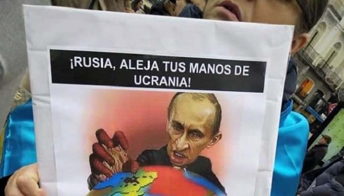 В Іспанії пройшов ряд акцій на підтримку затриманих українських моряків