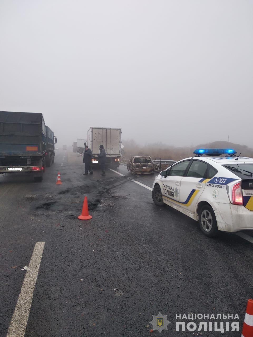 На Одещині відбулась масштабна ДТП за участі понад 10 автомобілів
