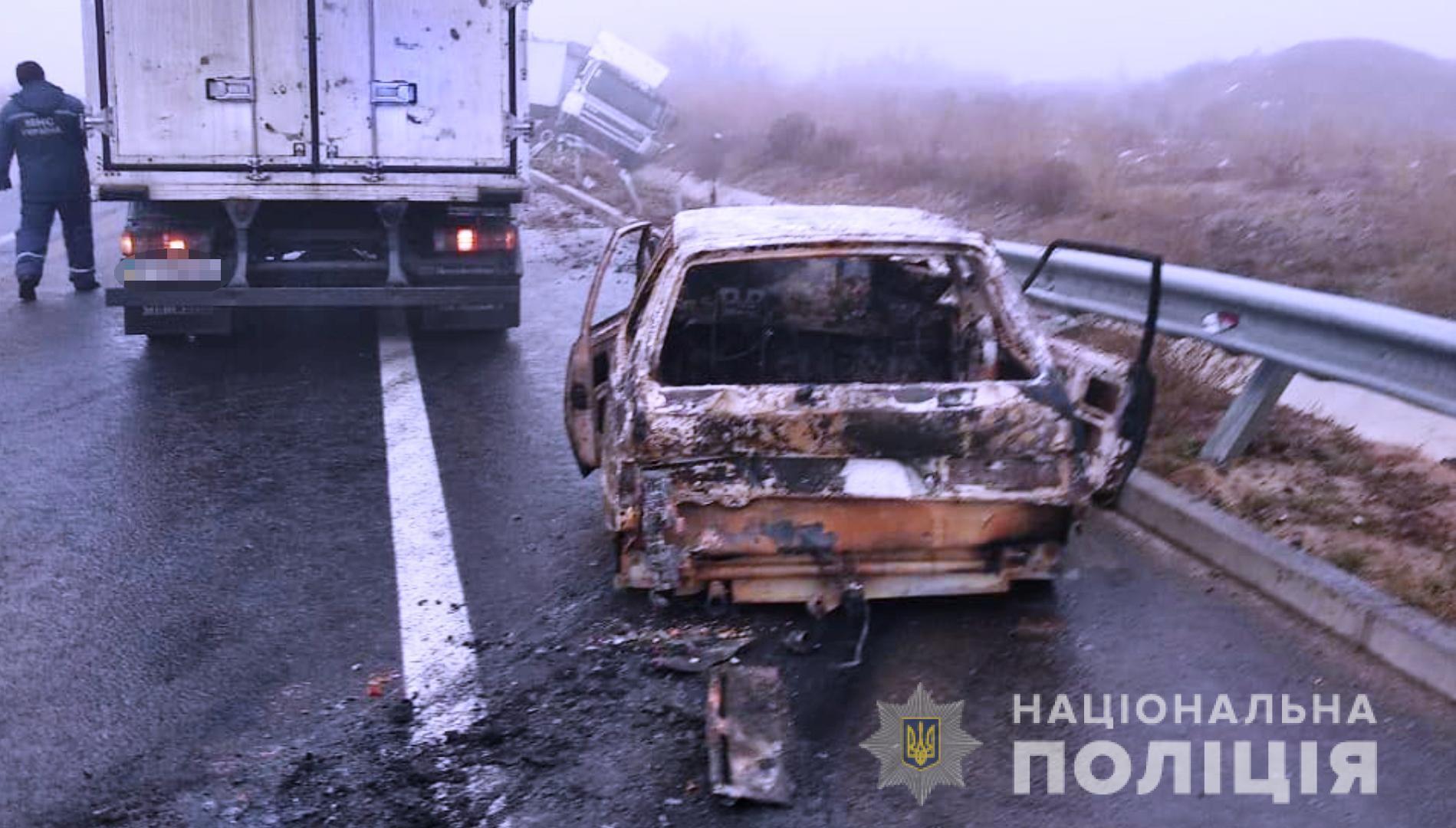 На Одещині відбулась масштабна ДТП за участі понад 10 автомобілів