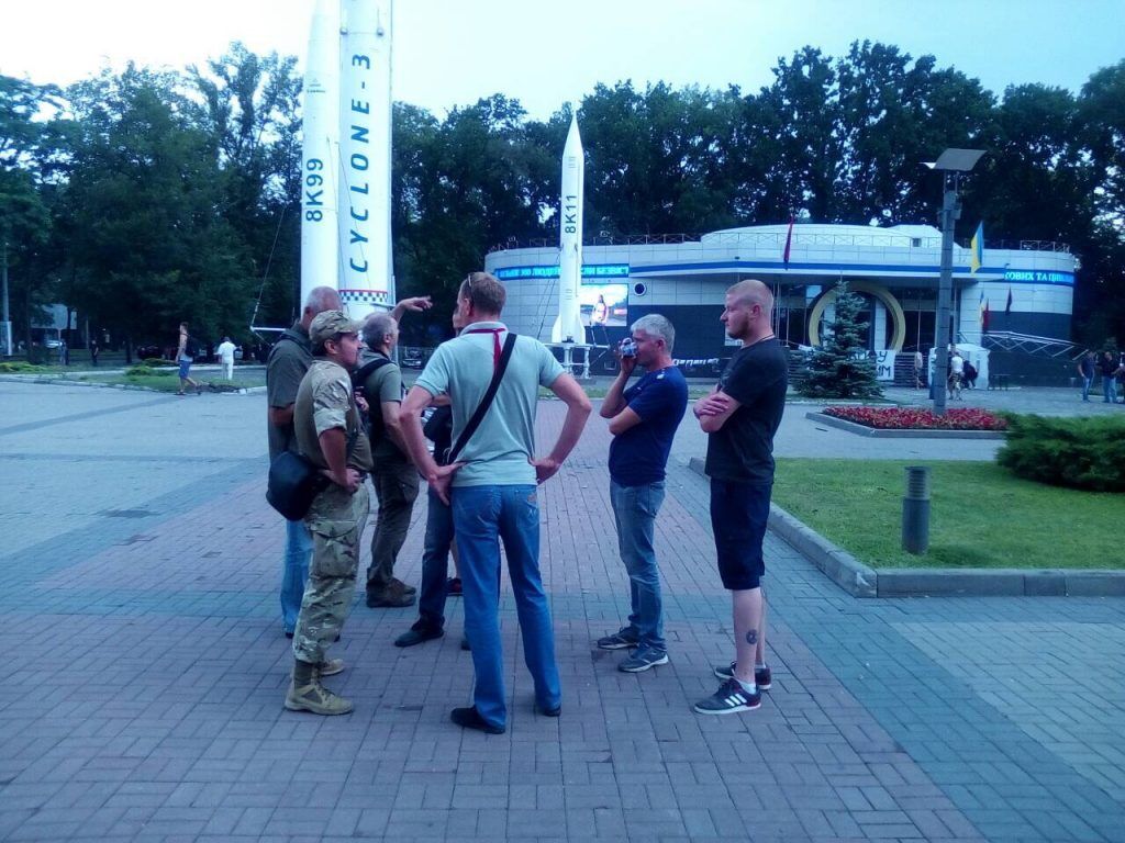 Акцію проти рейдерського захоплення ''Парку ракет'' у Дніпрі намагались зірвати провокаціями