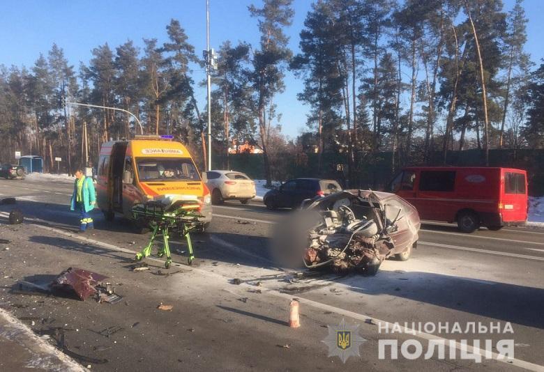 В Голосіївському районі столиці у смертельній ДТП загинули троє людей