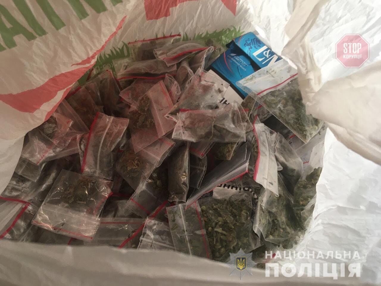 216 пакетиків з марихуаною: на Дніпропетровщині затримали правопорушника (фото)
