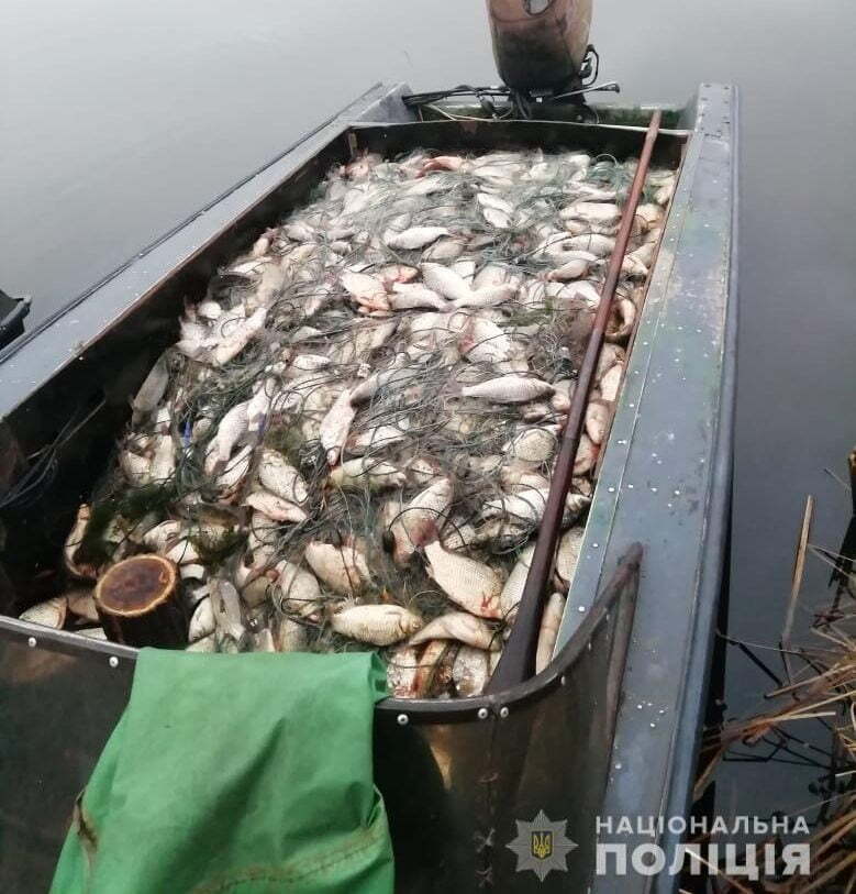 Виловили риби на 75 тис грн: трьох браконьєрів виявлено у Херсонській області (фото)