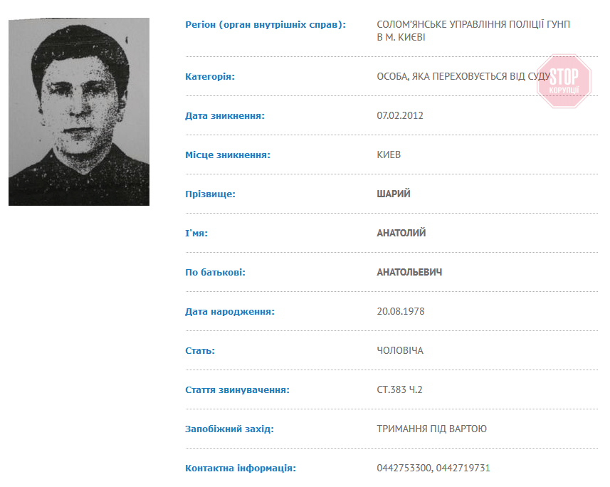 Розшук відеоблогера Анатолія Шарія триває