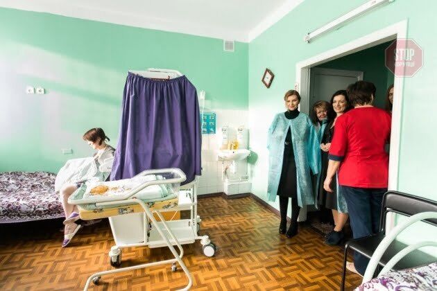 Перша леді та міністр охорони здоров'я відвідали лікарню у Боярці