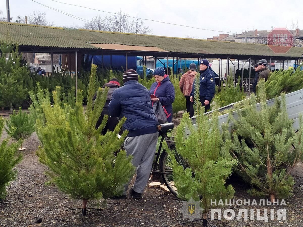 На Полтавщині триває сезон «ялинкових» рейдів – поліція перевіряє стихійні ринки