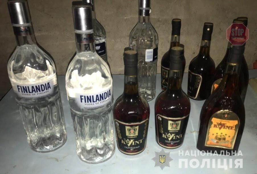 На Одещині правоохоронці виявили виробництво підробленого алкоголю (фото)