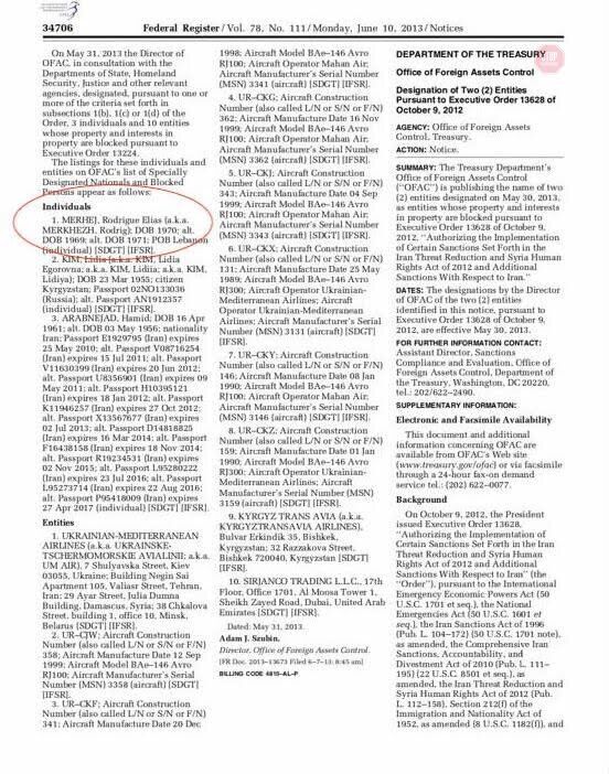  Родріг Мерхеж входить до “чорного списку” Міністерства фінансів США Фото: скріншот