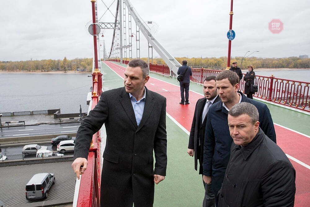  Відкриття мосту Віталієм Кличком після реконструкції