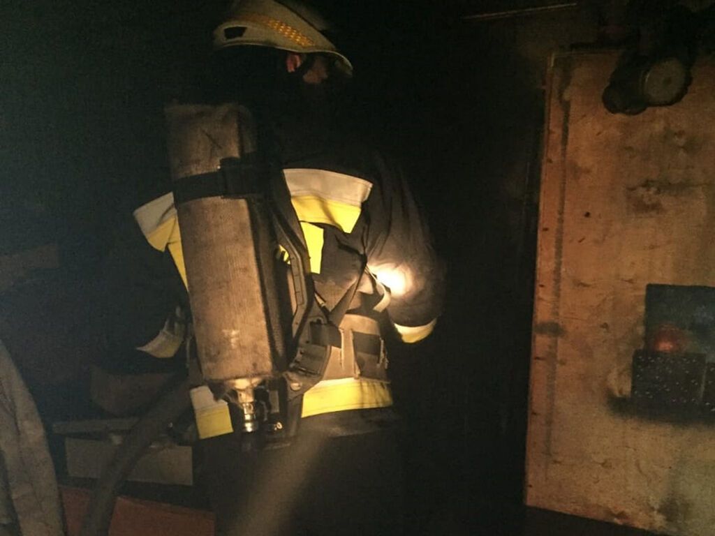 м. Дніпро: вогнеборці ліквідували пожежу в лікарні ветеринарної медицини