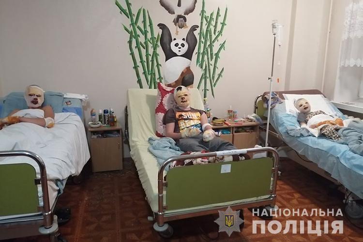 Поліція Тернопільщини розшукує  шахраїв, які  привласнили гроші  зібрані на лікування восьми дітей, постраждалих в результаті вибуху газу