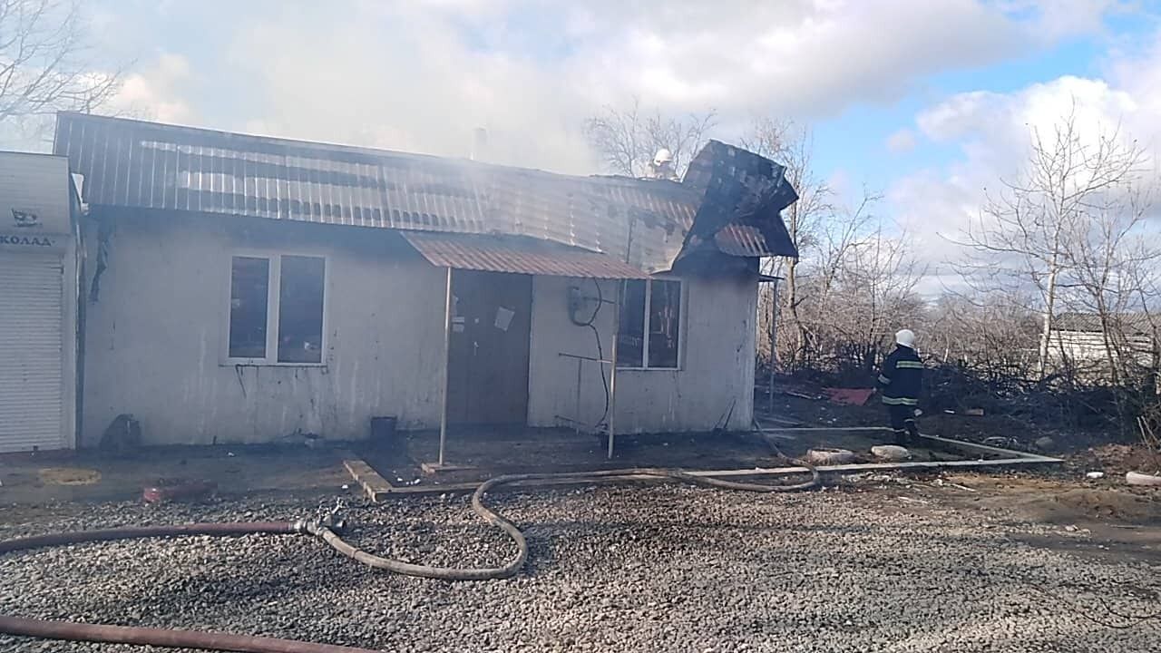 Вінницька область: рятувальники ліквідували пожежу в магазині