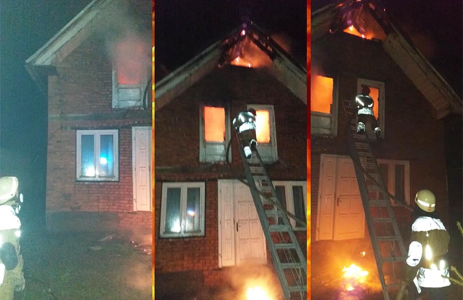 Вогнеборці Ужгорода гасили пожежу у житловому будинку багатодітної родини