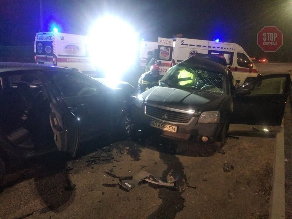 На Вінниччині в результаті ДТП 3 людини опинились в лікарні з важкими травмами (фото)
