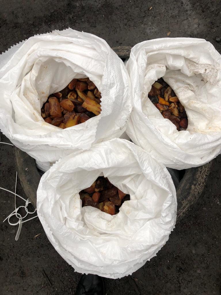 На Рівненщині у голови однієї із сільських рад вилучили майже 30 кг каміння бурштину