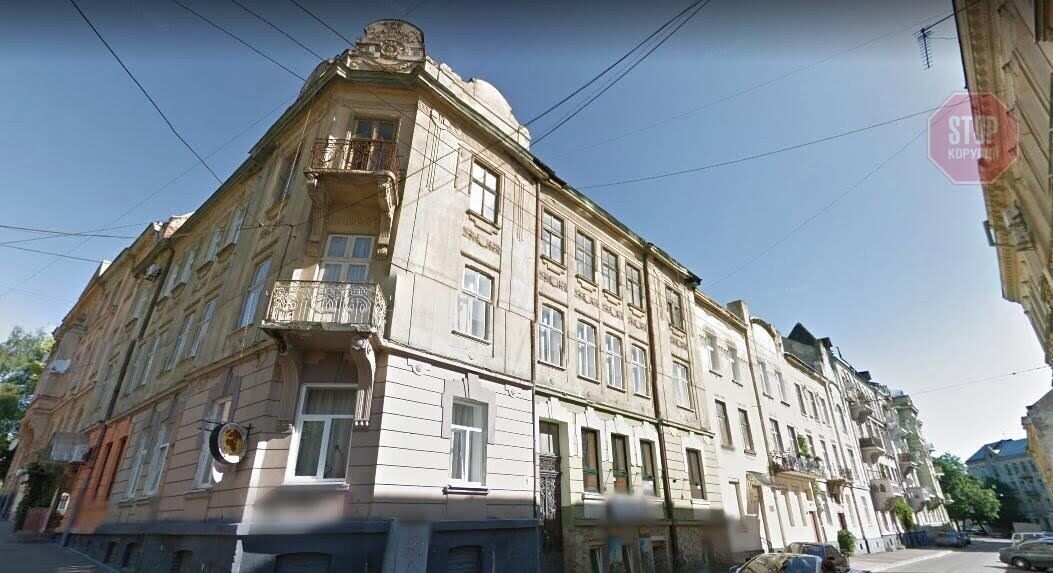  Львів, Брюллова, 8, де Верещук має квартиру. Фото: скрін із сайту: maps.google.com