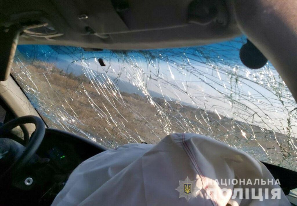 Поліція встановлює обставини смертельної ДТП на зупинці поблизу Маріуполя