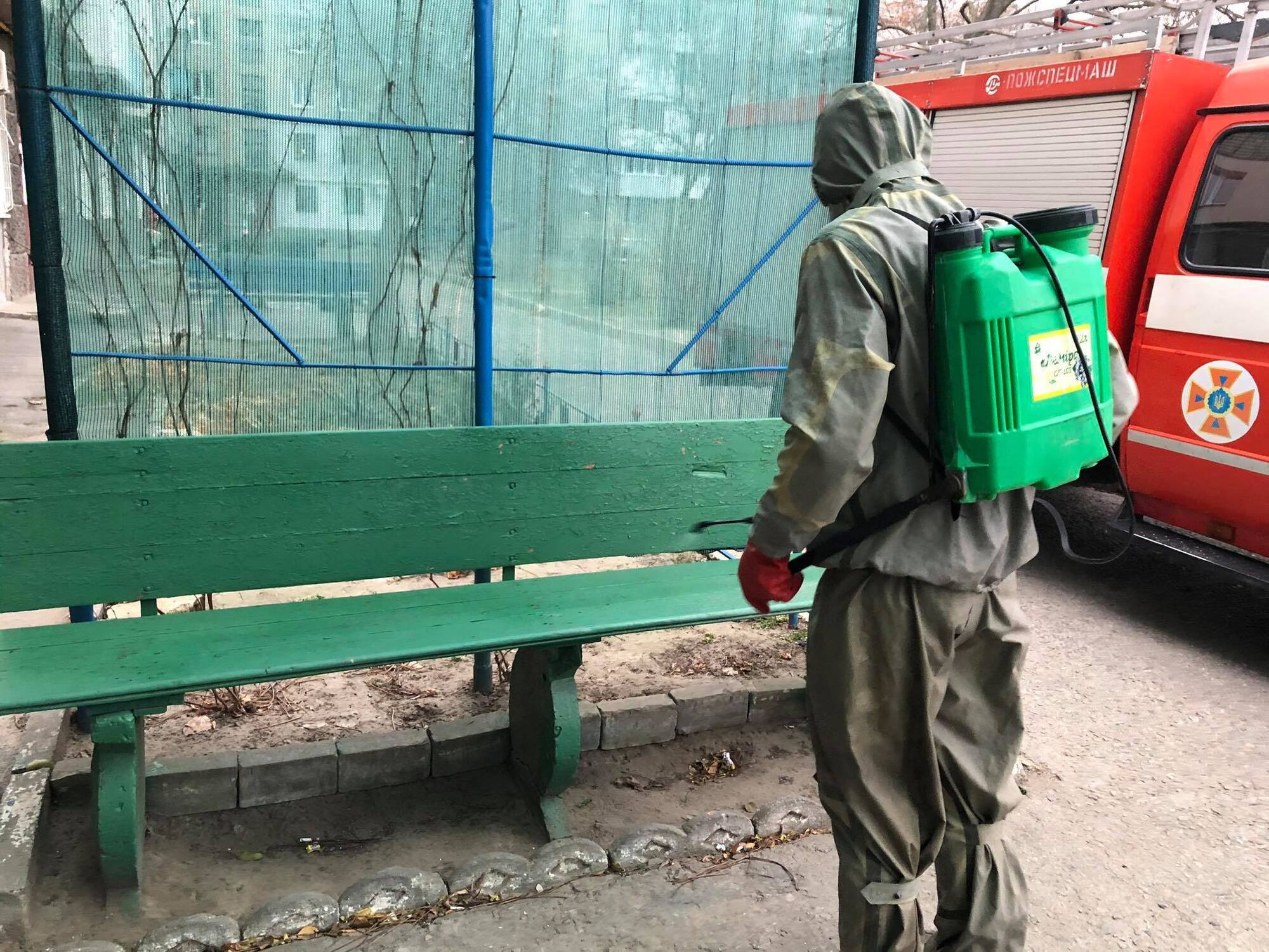 Херсонська область: Служба 101 проводить профілактичні заходи із запобігання поширенню коронавірусної інфекції