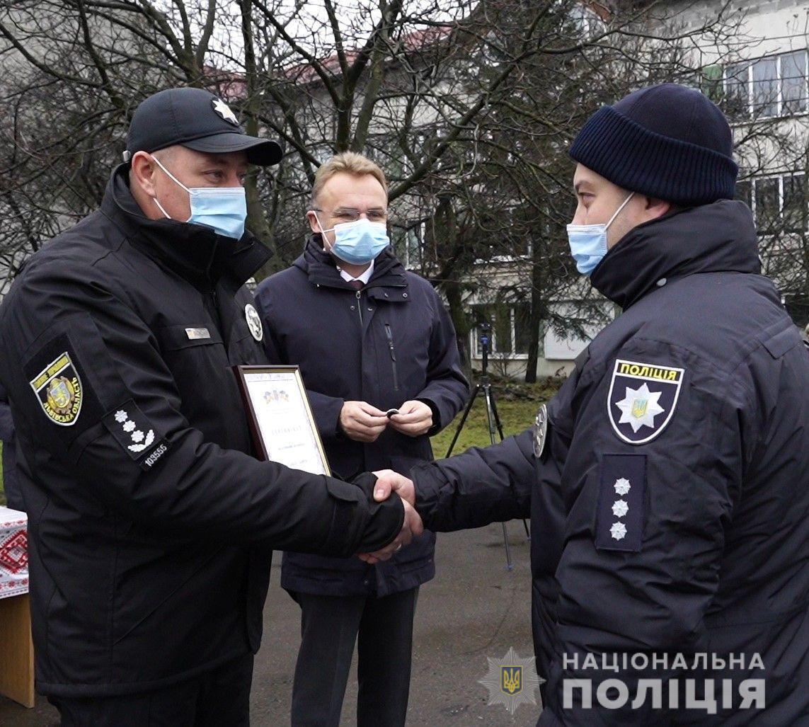 Автопарк поліції Львівщини поповнився новою технікою
