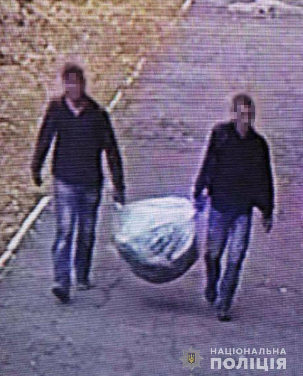 В Одесі правоохоронці затримали двох чоловіків, які викрали з Алеї Слави декоративні рослини