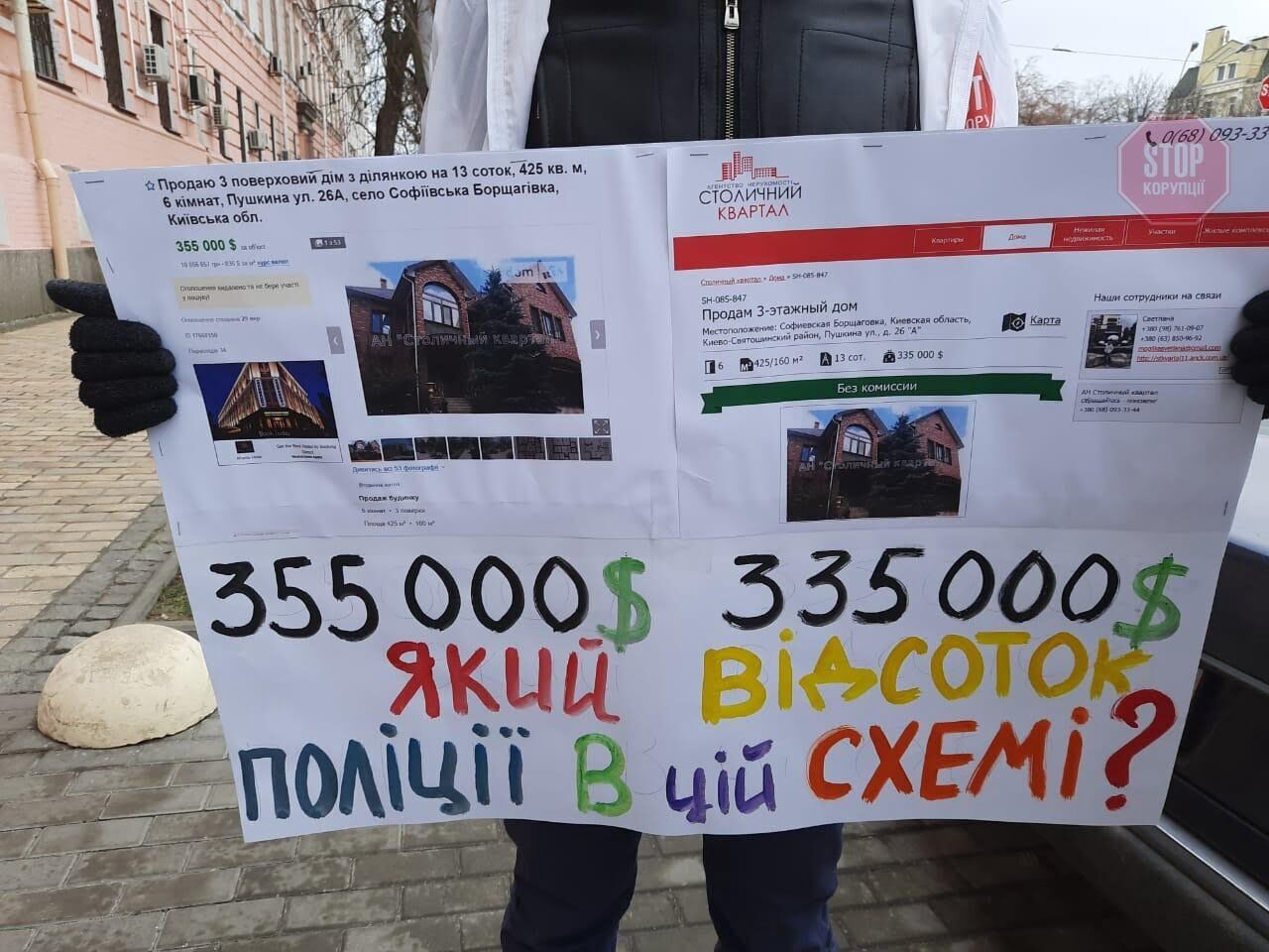  Правоохоронці брали участь у сумнівних слідчих діях. Фото: СтопКор.