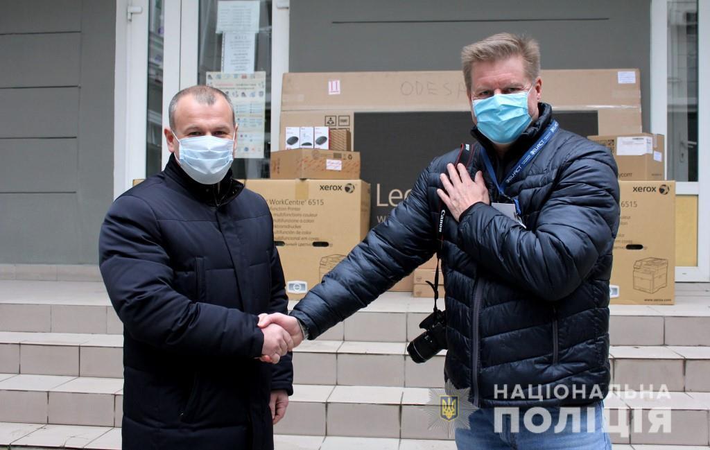 Консультативна місія Європейського союзу в Україні надала одеським поліцейським підтримку