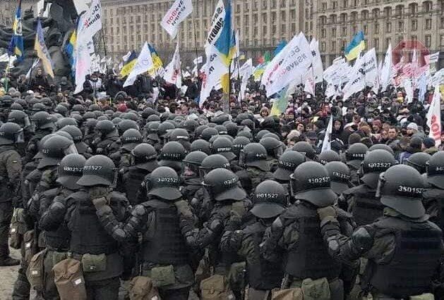  У центрі Києва зібрались більше 1000 ФОПів Фото: Людмила Лисенко/Facebook