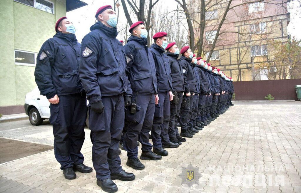 На Донеччині відзначили бійців роти поліції особливого призначення