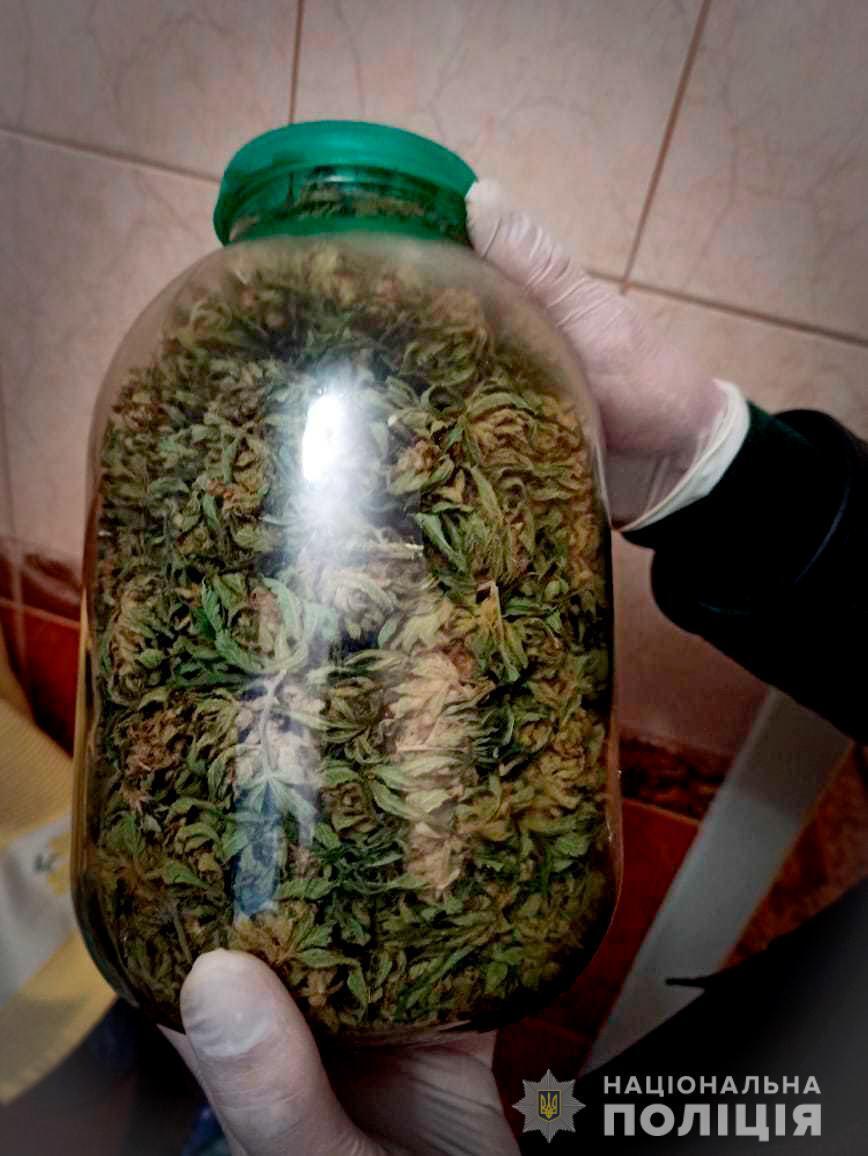 У Миколаєві поліцейські викрили двох чоловіків у незаконному зберіганні наркотиків на 200 000 гривень