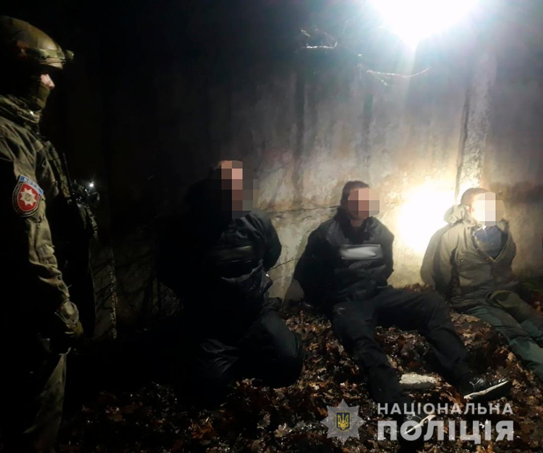 Поліцейські Житомирщини затримали групу розбійників після ще одного їхнього нападу на Київщині