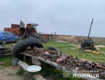 На Херсонщині поліцейські встановили причетних до розбійного нападу на автогосподарство фермера