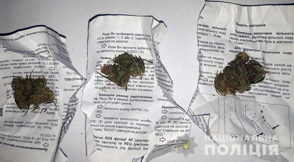Поліцейські викрили збувача марихуани у Великій Новосілці