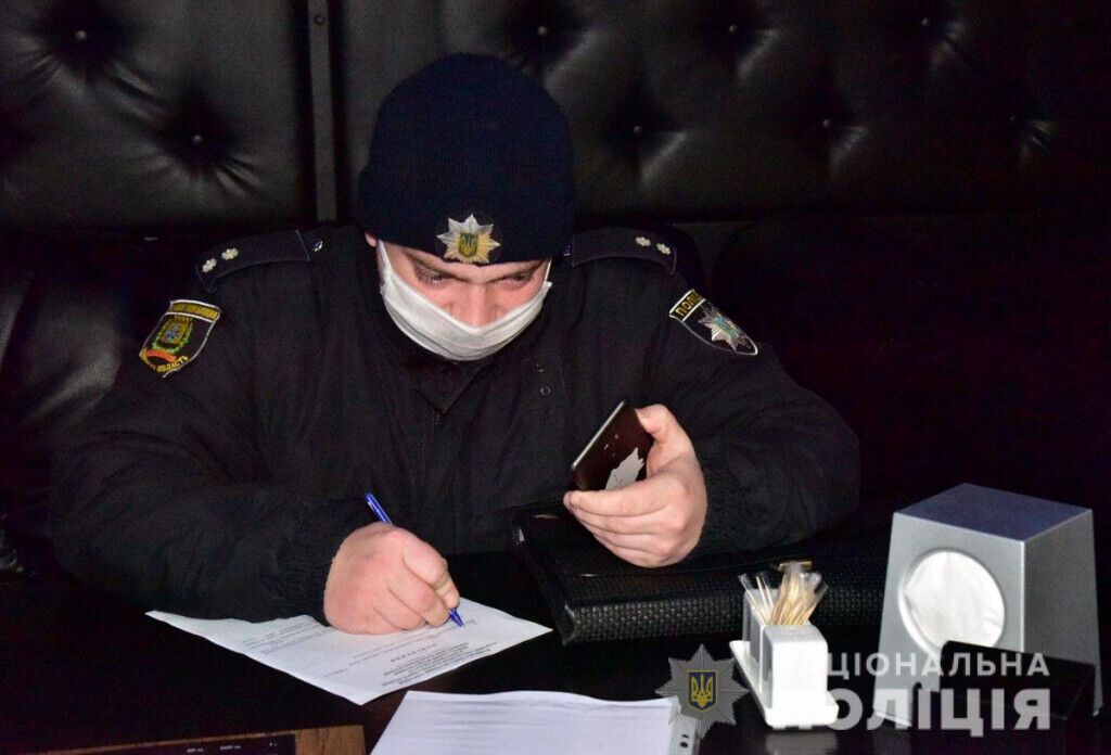 З початку карантину поліція Донеччини припинила роботу 147 закладів, які порушили протиепідемічні правила