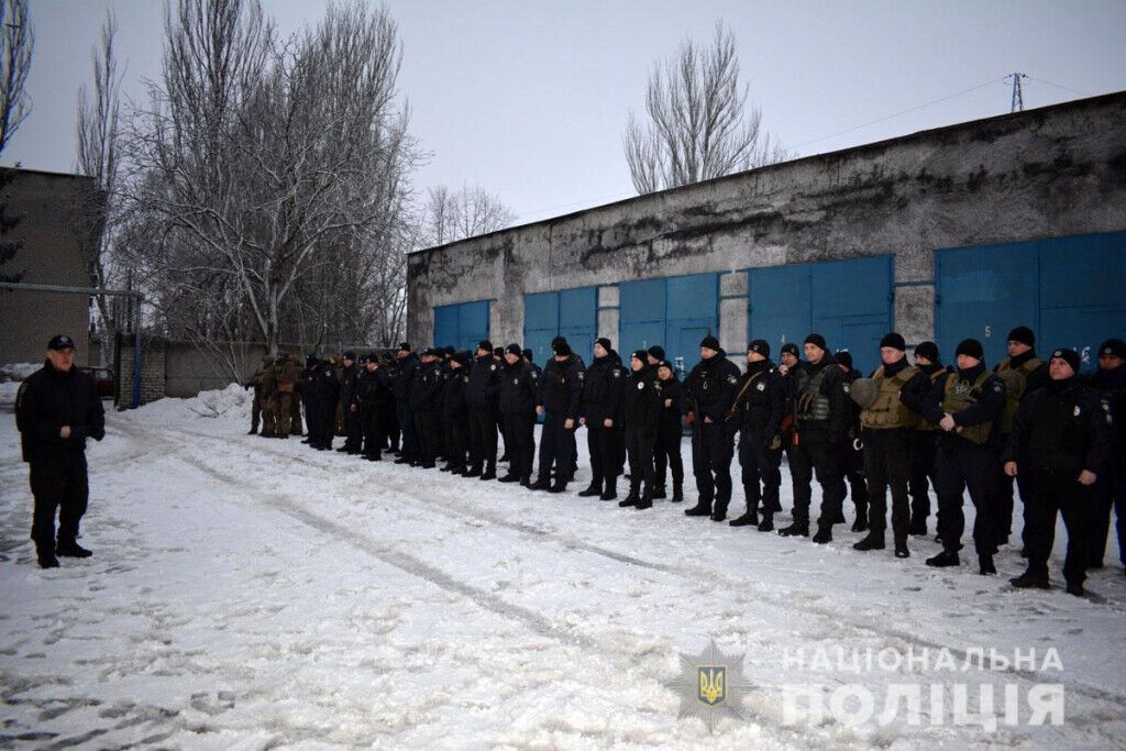 Поліцейські зі складу ООС провели відпрацювання Волновахи