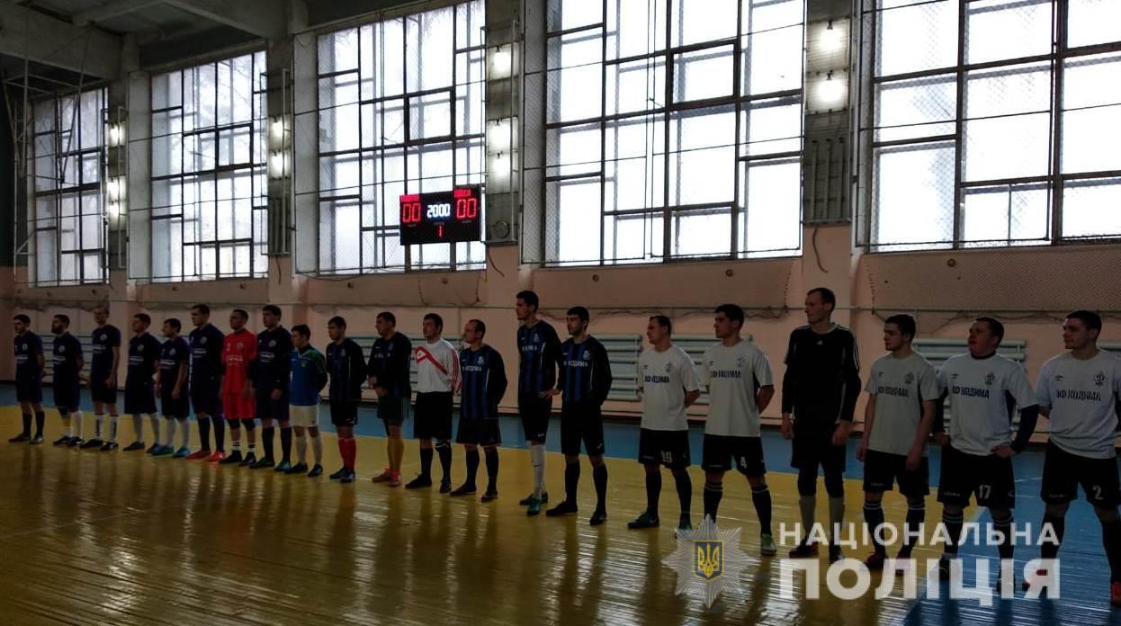 У Кодимі пройшов турнір з міні-футболу між поліцейськими та представниками влади