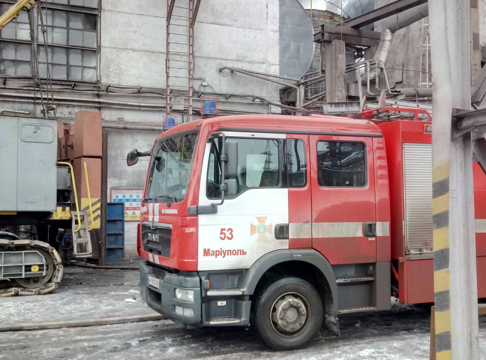 Донецька область: вогнеборці ліквідували пожежу на приватному акціонерному товаристві
