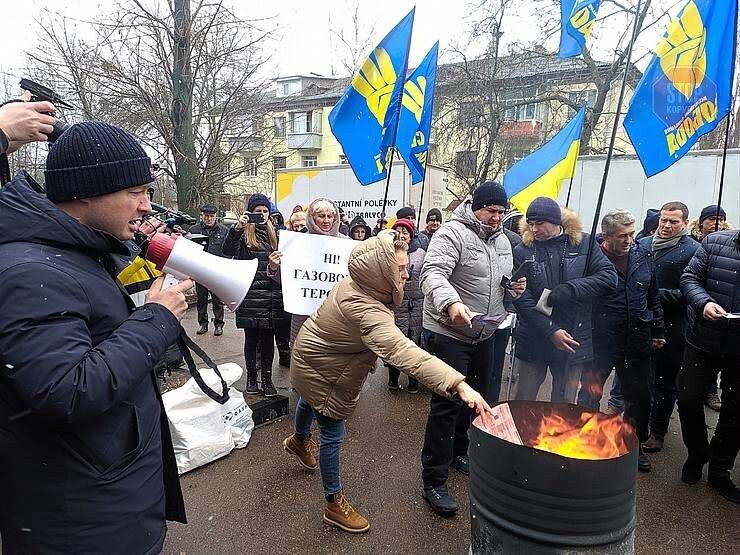 ''Ні газовим махінаціям!'': на Житомирщині триває протест