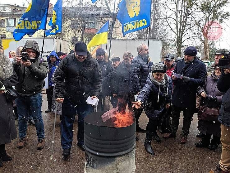 ''Ні газовим махінаціям!'': на Житомирщині триває протест