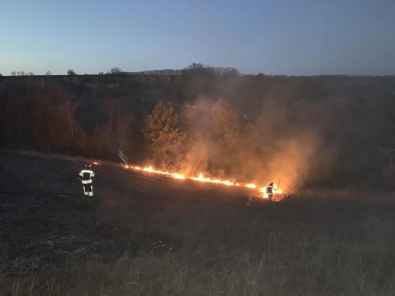 Кіровоградська область: рятувальники загасили 4 пожежі сухої рослинності