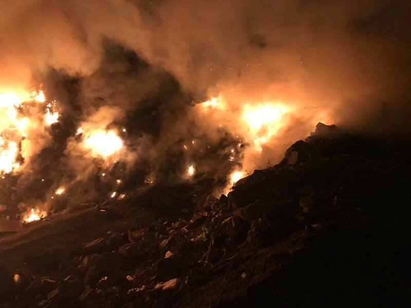 Миколаївська область: ліквідовано пожежу на сміттєзвалищі