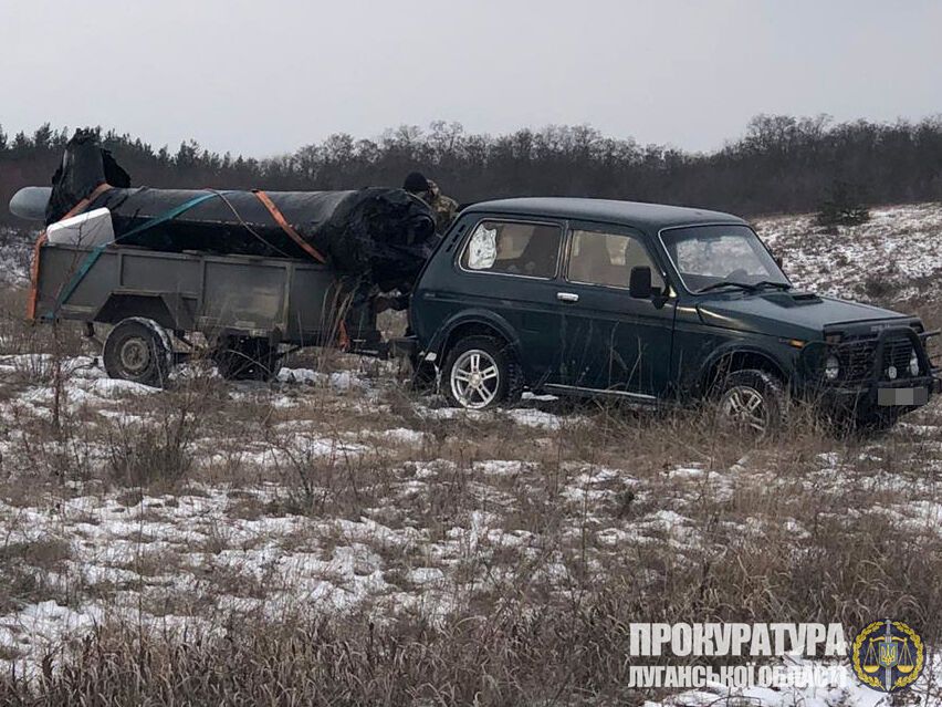 На Луганщині викрили особу під час спроби незаконно вивезти до РФ складову частину військового гвинтокрила МІ-24 (ФОТО)