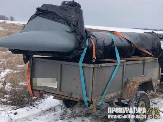 На Луганщині викрили особу під час спроби незаконно вивезти до РФ складову частину військового гвинтокрила МІ-24 (ФОТО)