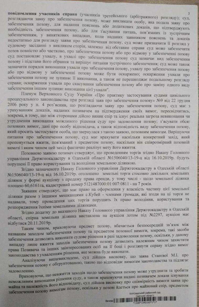 Глава сельсовета в Одесской области пытался присвоить более 60 га земли для своей фирмы?
