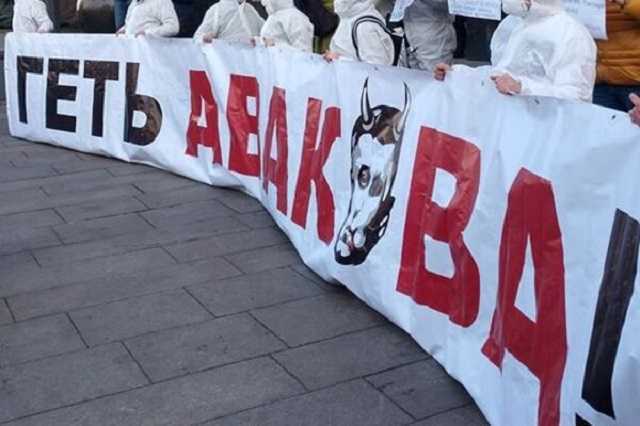 ''Долой Аваковирус'': Под зданием ОП активисты требуют отставки министра МВД